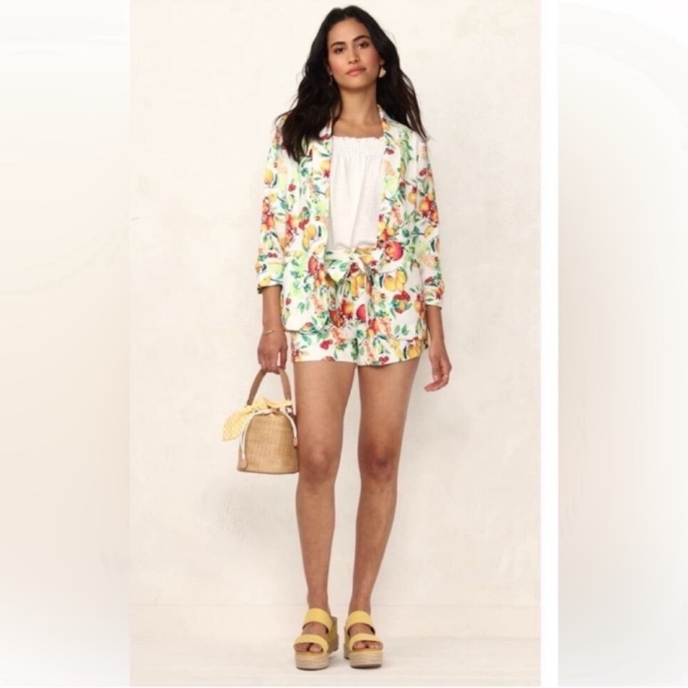 LC Lauren Conrad Colorful Blazer with shorts